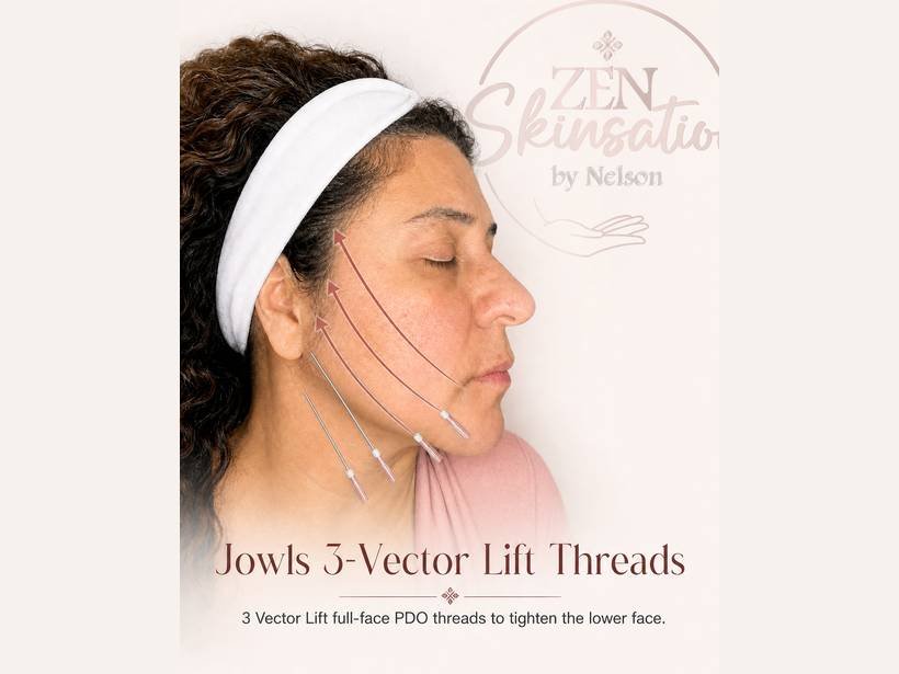 Jowls 3-Vector Lift PDO Threads at Zenskinsation